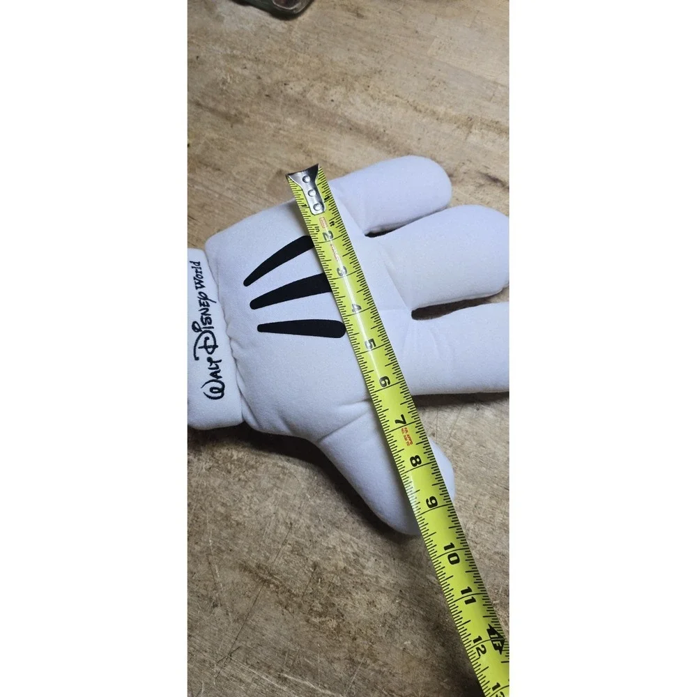 Disney World Mickey Mouse White Plush Glove Hand